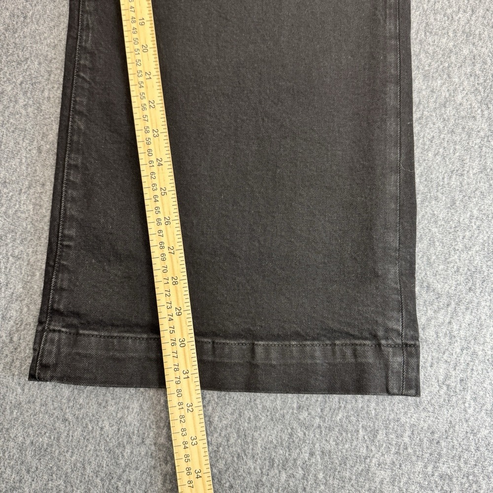 Scotch & Soda Wide Leg Jeans Black Belted Garment Dyed Womens 31 - Picture 6 of 13